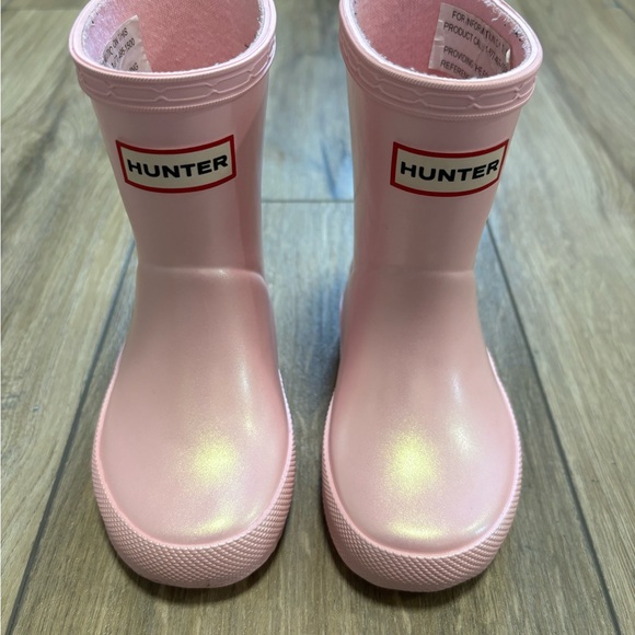 Hunter Kids First Nebula Rain Boots in Pink - Picture 2 of 7